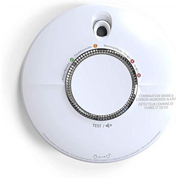 Fireangel SCB10-INT SCB10 Smoke and Carbon Monoxide Detector, White