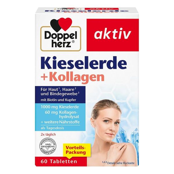 Doppelherz Active Silica + Collagen, Pack of 60
