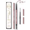 [Popular] Ultra Fine Point Eyebrow Pencil with Brush, Ultra Fine Point, Hard to Fall Off, Eyebrow with Matching Color Persi, Refillable with Water, Sweat and Sebum Resistant (6-Ash Brown)