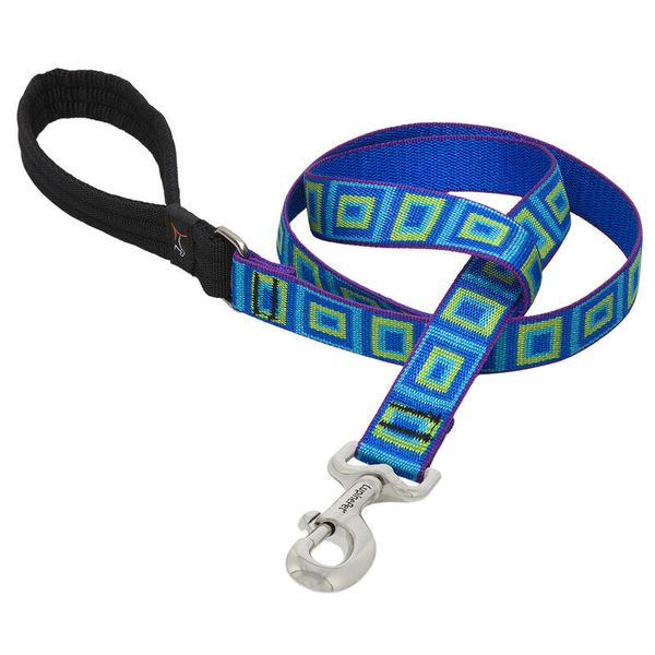 Lupine Pet 73259 Sea Glass Design Dog Leash 6 ft. x 1 in. with Padded Handle