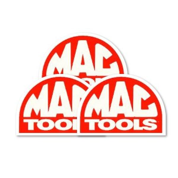 Set of 3 MAC TOOLS Racing Stickers Setagaya Base
