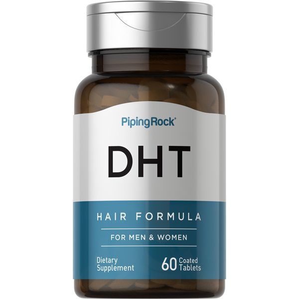 DHT Blocker for Men and Women | 60 Tablets | Hair Formula | by Piping Rock