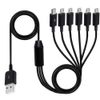 innov8 USB 2.0 A Type to 6 x Micro USB Data Charge Y Cable 1.5m