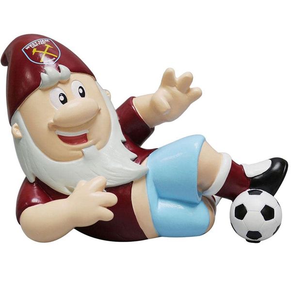 FOCO Officially Licensed West Ham United FC Sliding Tackle Football Garden Gnome