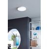 EGLO Surface-Mounted Light, Plastic Alloy Steel, White