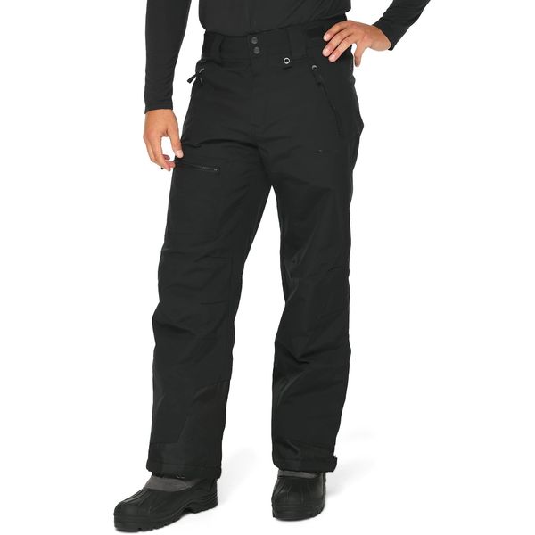 Arctix Men's Mountain Insulated Ski Pants, Black, Large/32" Inseam