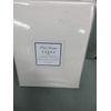PARK AVENUE QUEEN FLAT sheet 100% COTTON 300 COUNT  SOLID COLOR OFF WHITE
