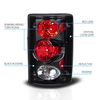 2000-2006 Ford Excursion/95-06 Econoline Van E-Series Black Brake Tail Lights