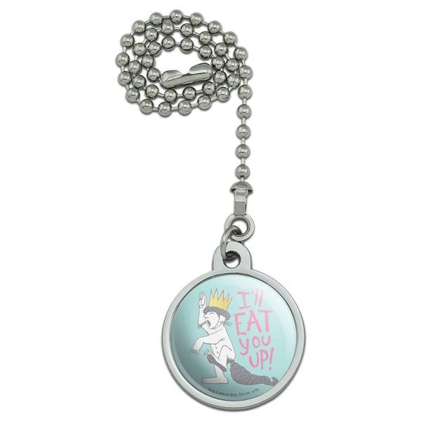 GRAPHICS & MORE Where The Wild Things are Eat You Up Ceiling Fan and Light Pull Chain