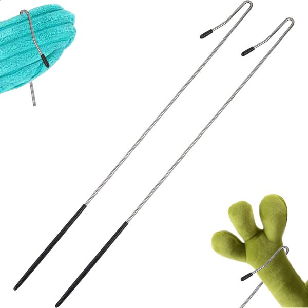 Amviner 16 Inches Puppets Arm Control 2pcs, Metal Rod Puppet Accessrioes