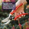 Spear & Jackson 6659BS/13 Heavy Duty Bypass Secateurs, normal, Red/Silver