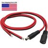 10 Pairs DC Power Pigtail Cable, 12V 5A DC Connectors for CCTV, Computer