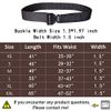 MOZETO Tactical Belts for Men 1.5" Nylon EDC CCW Gun Belt for Concealed Carry Holsters with Heavy Duty Quick Release Buckle