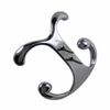 Double Robe Hook Chrome Solid Brass | Renovator's Supply