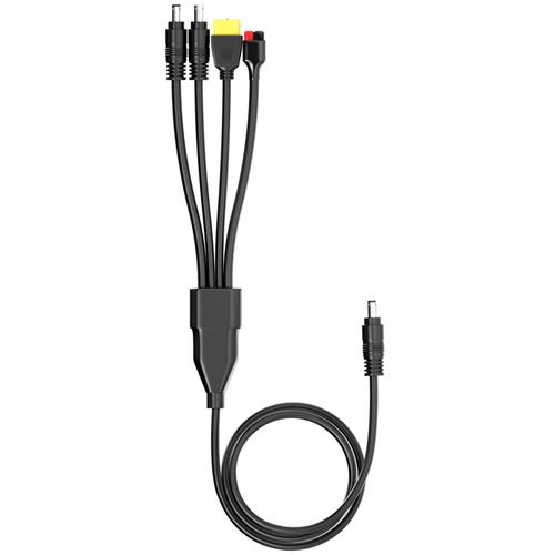 Cleqee 4 in 1 2m DC5521-4 Adapter Connector Cable Solar Charging Cable for Anderson XT60 DC 5.5mm DC 8mm Connector Port Adapter Portable Power Plant Solar Generator