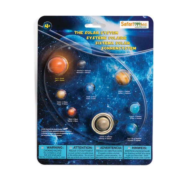 Safari Ltd. The Solar System Set - Educational Space Toys for Astronomy Learning, Boys, Girls & Kids Ages 4+