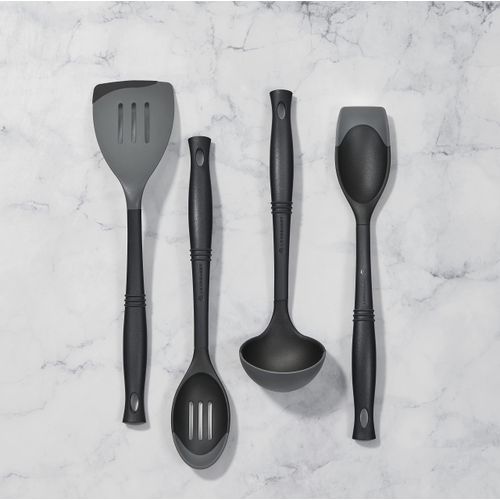 Le Creuset Revolution Bi-Material Saute Spoon, 13.5" x 2.5", Oyster