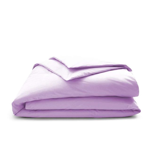 100% Organic Cotton Crib Duvet Cover (Standard Crib, Lilac) | 350 Thread Count | Comfortable Cotton Duvet Cover for Babies, Kids, Toddler, Infant | Lightweight and Softest | Premium Quality