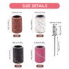 DINGFENG 100 Pcs Sanding Bands，Nail Drill Sanding Bands，Sanding Sleeves，Nail Sanding Band-80#120#180#204# for Manicures and Pedicures Care Nail Tools