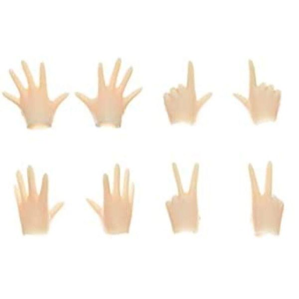 OBITSU22 Hand Parts Set A Natural 22AC-FP01N