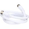 Commercial Electric 3 ft. RG-6 Coaxial Cable - White