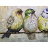 V-inspire Paintings，24x48 Inch Hand Painted Abstract Animal Canvas Art Bird Oil Painting Modern Home Decor for Wall Canvas Living room bedroom dining room Decoration Wood Inside Framed Ready to Hang