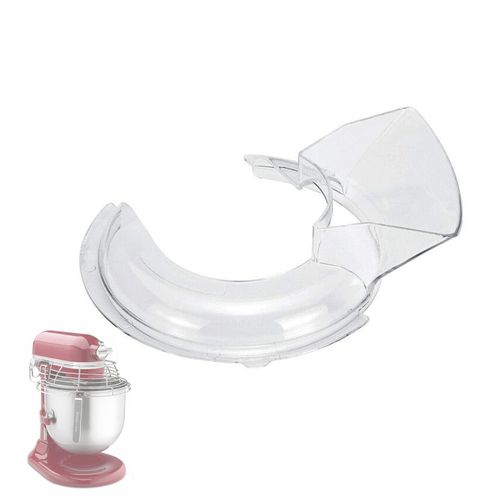 Splash Guard with Filling Chute for Kitchenaid 4.5 or 5 Quart Stand Mixer, 5KN1PS Protective Pourer for KitchenAid Mixer Lid Pouring Bowl Tilt Head 4.5-5QT for KitchenAid