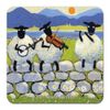 Bl-ewe Grass Coaster by Thomas Joseph - Funny Sheep