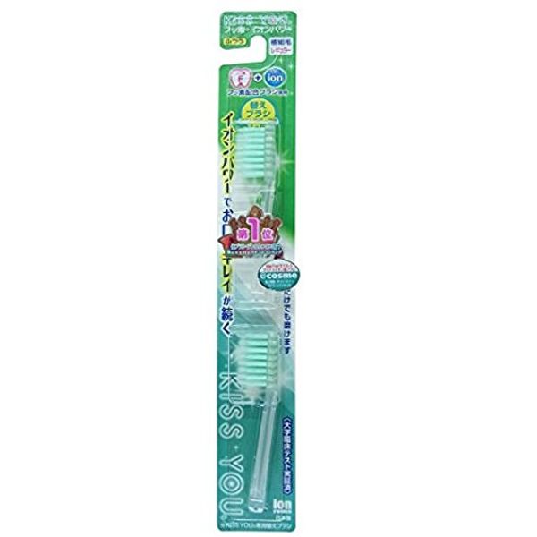 Fluorine Ion Toothbrush Extra Fine Regular Replacement Brush Set of 6