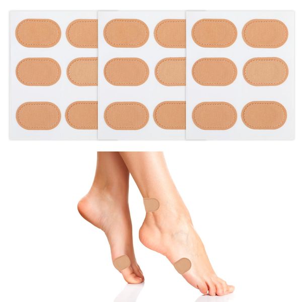 Bunion Pads Bunion Protector Cushions Pad, 18pcs Bunion Relief Bunion Cushion Pads Bunion Pads for Women Foot Bunion Protector Pads Toe Fabric Soft Self Adhesive Anti Friction Reduce Foot Heel Pain