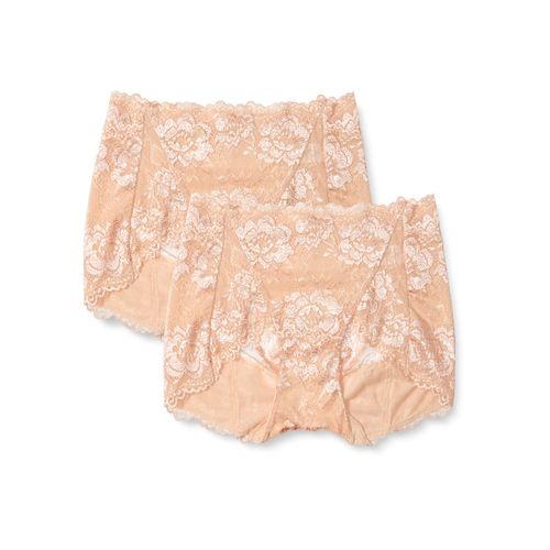 Thank Me Women's Pelvic Panties, Set of 2, brown (mocha)