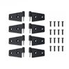 Replacement US Flag Pattern Door Hinges Kit for 07+ Jeep Wrangler JK & Unlimited