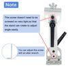 JQDML Upgraded Stand Kit Accessory for Reciprocating Linear Actuator