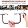 Tanstic 12Pcs Valve Spring Compressor And Lapper Set Auto Tool Kit Red
