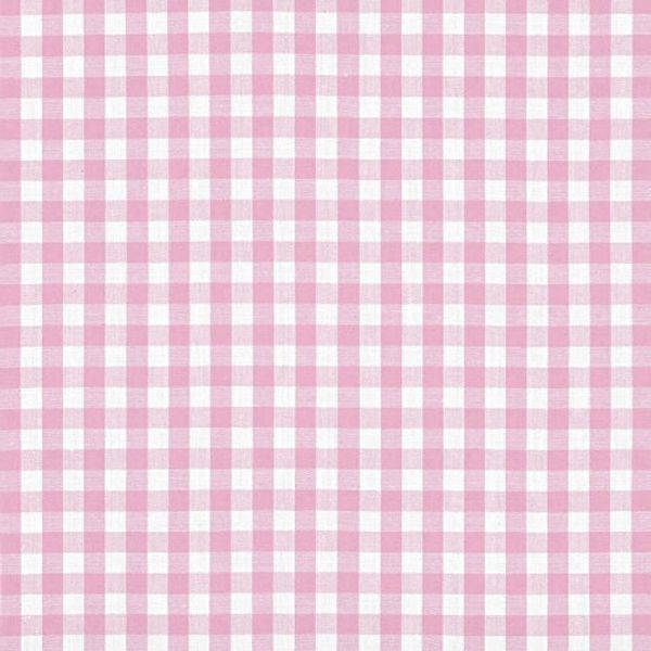 1/4" Pink Gingham Fabric - by The Yard