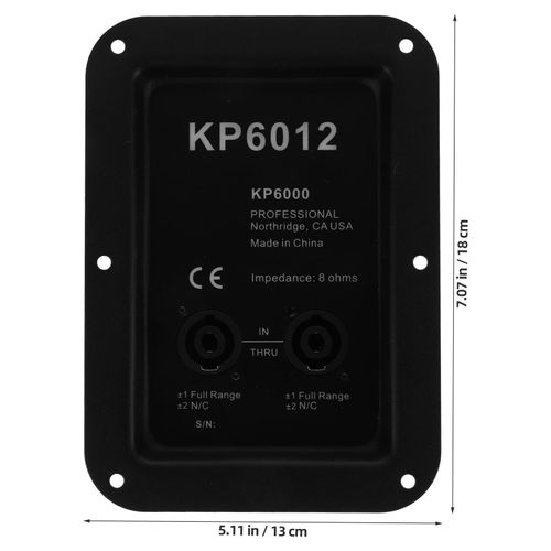 Speaker Junction Box Easy Install Loudspeaker Wall Plate for Various Stage Equipment Compatible with Multiple Loudspeakers Sturdy Iron Construction Lightweight and Stable Speaker Connector Holder