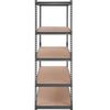 Storage Shelving Unit, Garage Shelves 5-Tier Adjustable, 2000 lbs Capacity