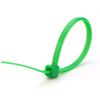 200 Green Cable Ties, Strong Nylon, 100mm x 2.5mm