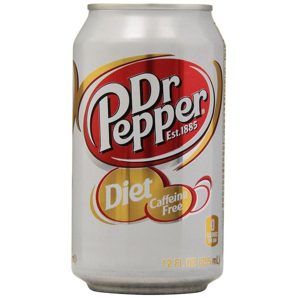 Diet Dr Pepper Caffeine Free, 12 Fl oz (pack of 12)