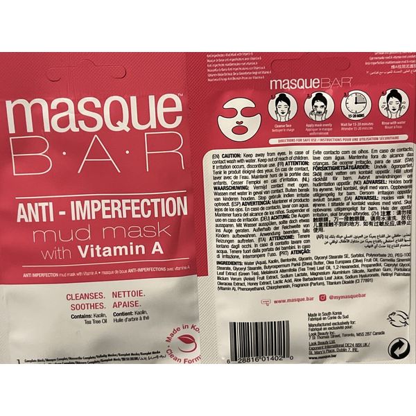 Masque Bar Anti-Imperfection Mud Mask