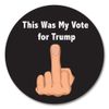 This was My Vote for Trump - Vinyl Sticker - Select Size