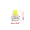 sourcingmap 5pcs 12V White T4.2 Car Wedge LED Dash Gauge Instrument Panel Light