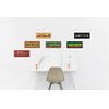 Metall Schild 27x10cm Bester Chef der Welt Sprüche Blechschild