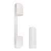 Fuhr Tilt Turn Window Top Hinge White Plastic Covers 2 Parts Pack