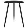 Coaster Odessa Mid-Century Triangular Solid Wood End Table Black