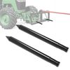 2PK 17" Hay Bale Spear Stabilizer for Skid Steer Mount Plate for Tractor
