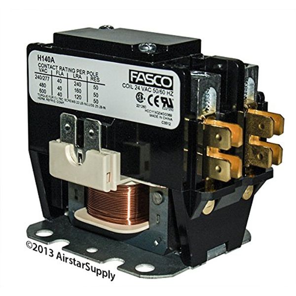 OEM Replacement for Trane Single Pole / 1 Pole 40 Amp Heavy Duty Condenser Contactor CTR02574