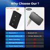 2 in 1 Wireless 5.1 Bluetooth Transmitter Receiver Adapter Audio 3.5mm Jack Aux