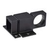 sourcing map Door Bolt Latch, Aluminum Alloy Security Automatic Window Gate Spring Bounce Lock (Black)