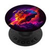 Asteroid Graphic Vivid Colors Space Rock PopSockets Swappable PopGrip